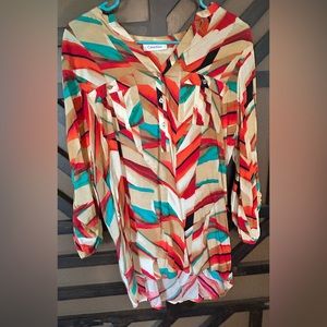 Calvin Klein multi colour shirt